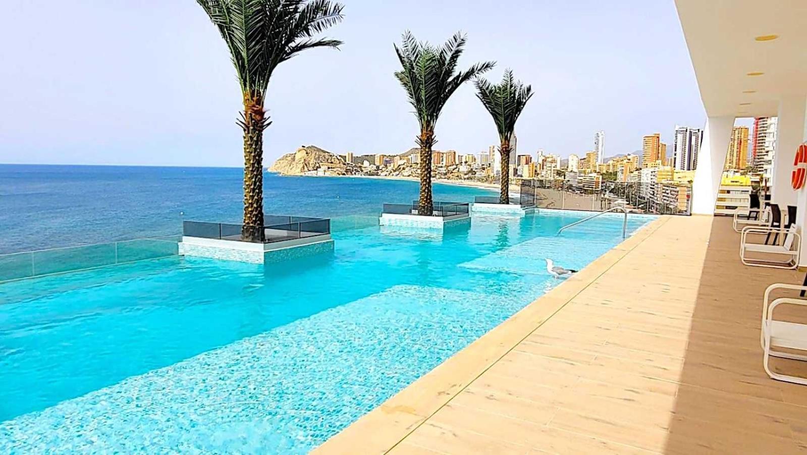 Apartamento De Lujo En Primera Linea De Playa Benidorm Exterior foto